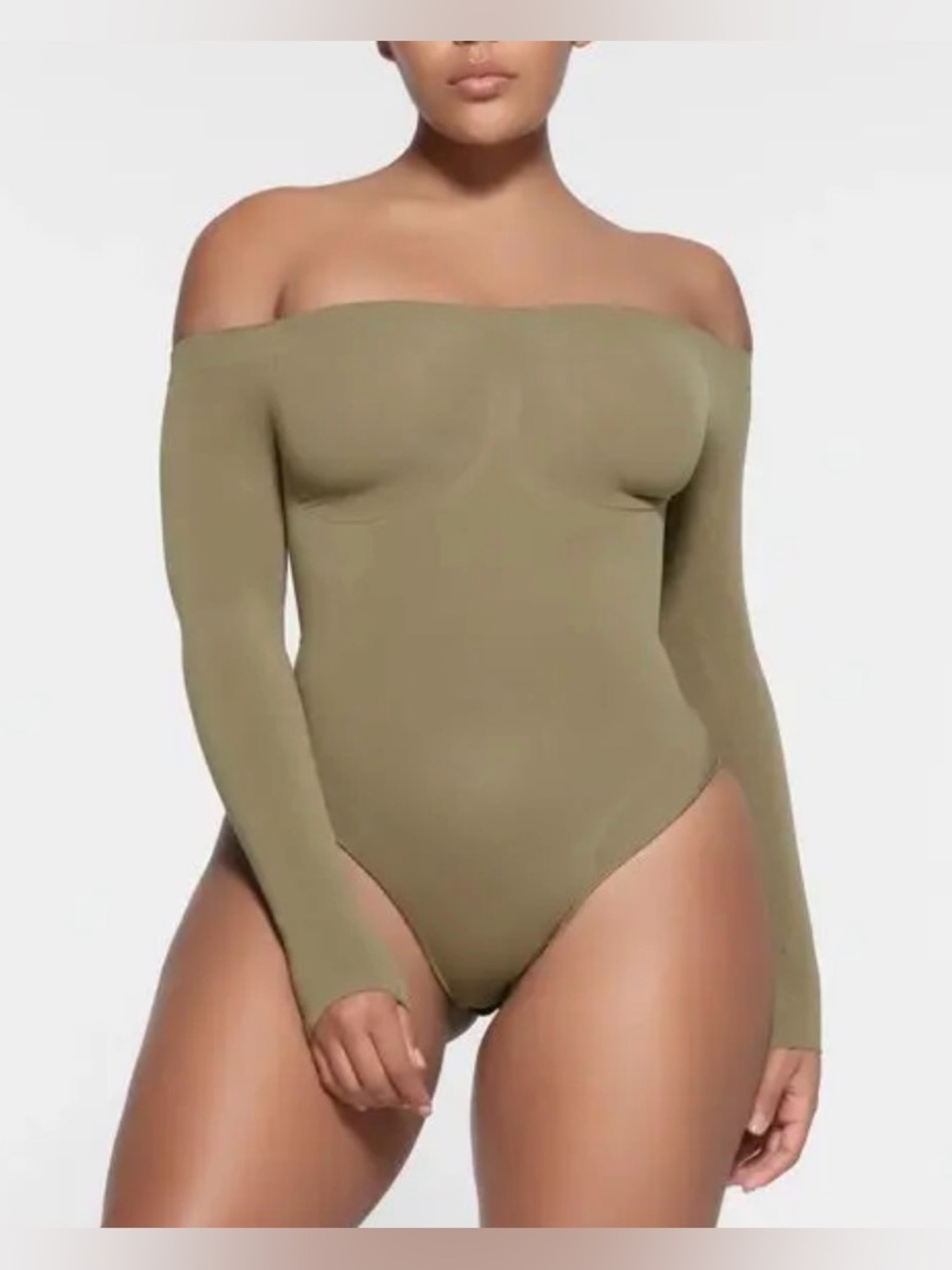 SKIMS Seamless Sculpt Off The Shoulder Brief Bodysuit size Large Brand New